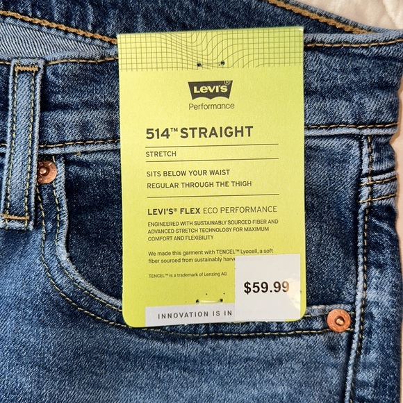 NEW Levi’s 514 straight men’s jeans - Picture 4 of 16